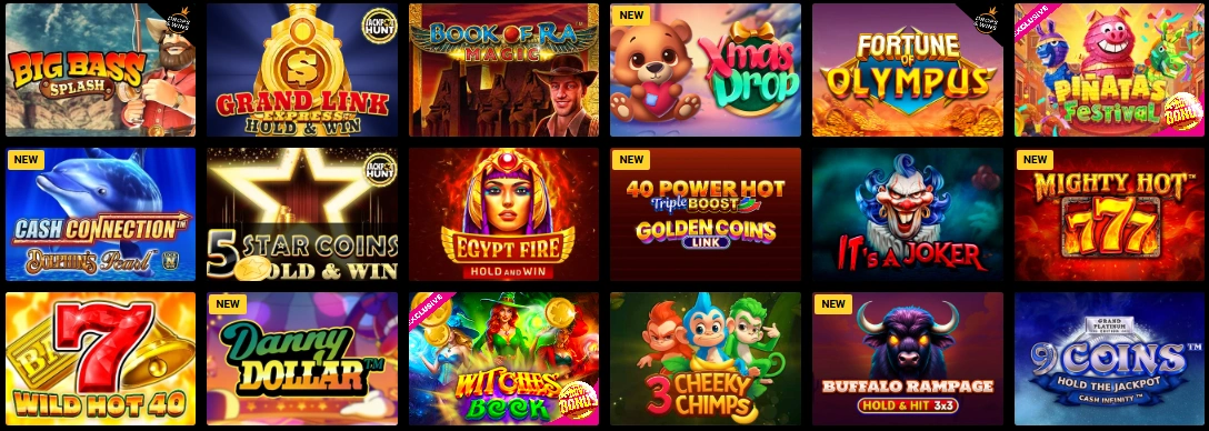 Slot Popolari e Sezioni di Gioco su Zet Casino